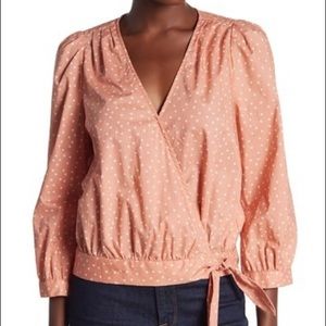 NWT Madewell Star Scatter Wrap Shirt